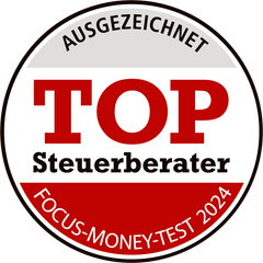 Siegel TOP Steuerberater 2024 von Focus Money